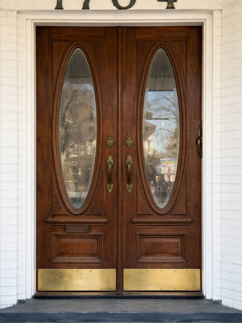 Historic wood door after restoration by WoodRestora