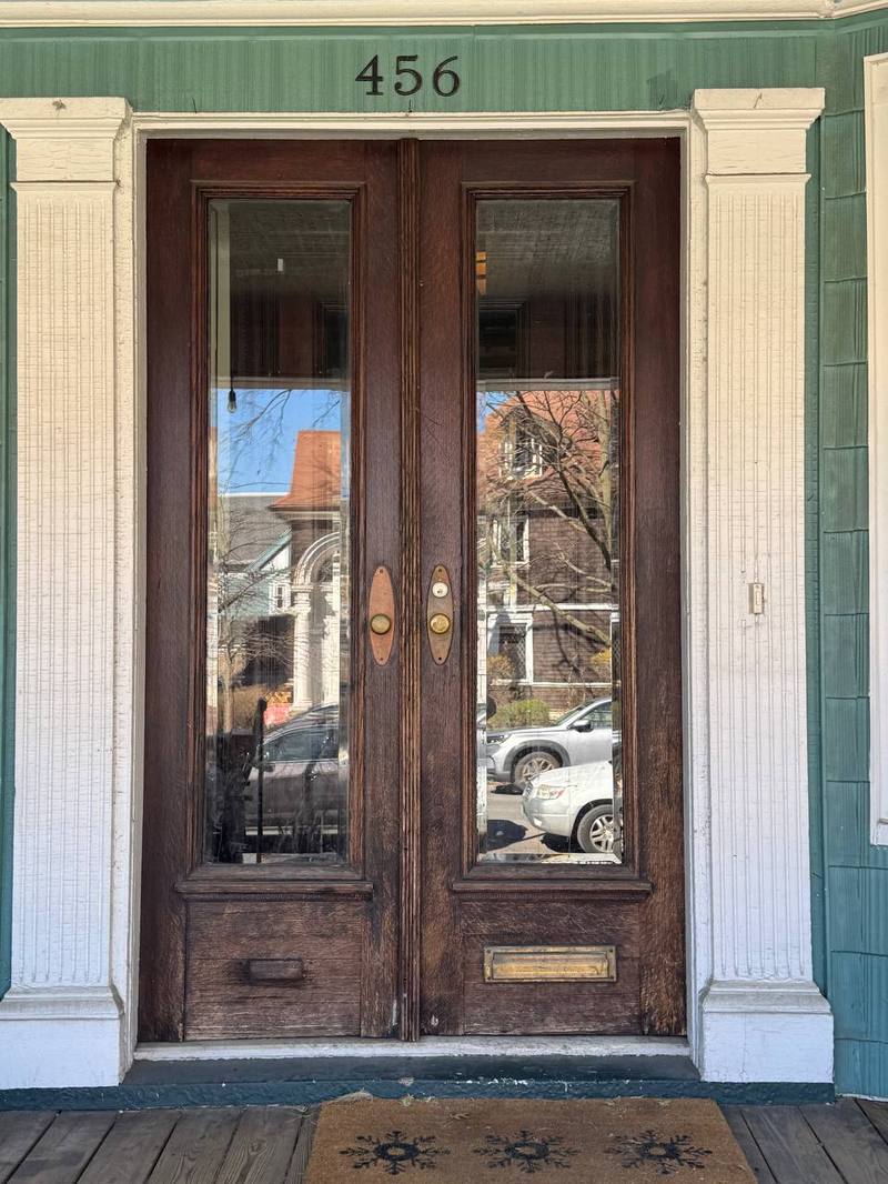 Historic wood door before restoration by WoodRestora