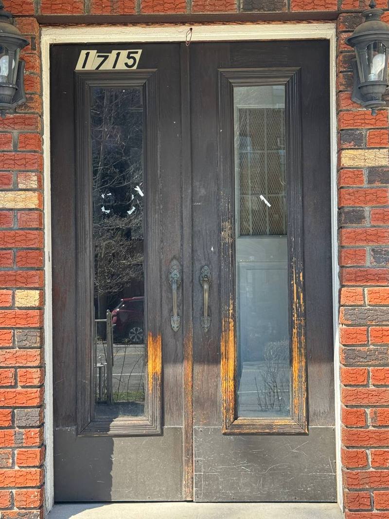 Historic wood door before restoration by WoodRestora