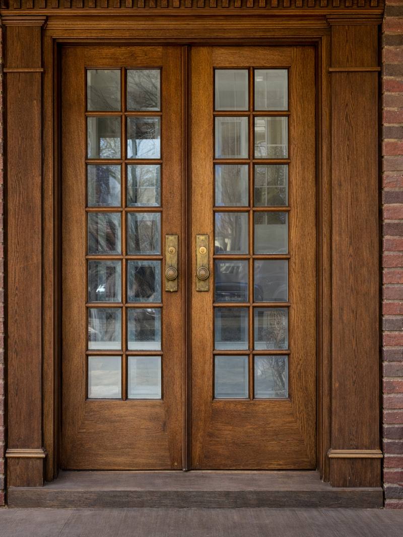 Historic wood door after restoration by WoodRestora