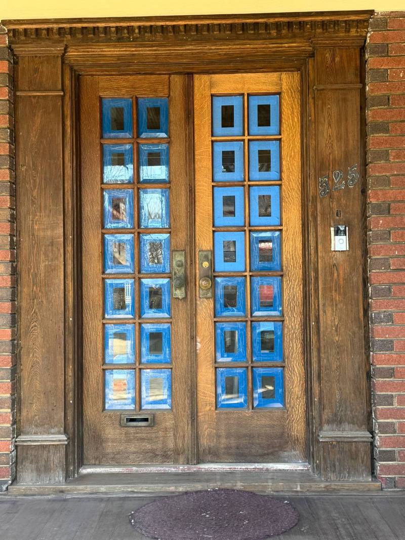 Historic wood door before restoration by WoodRestora